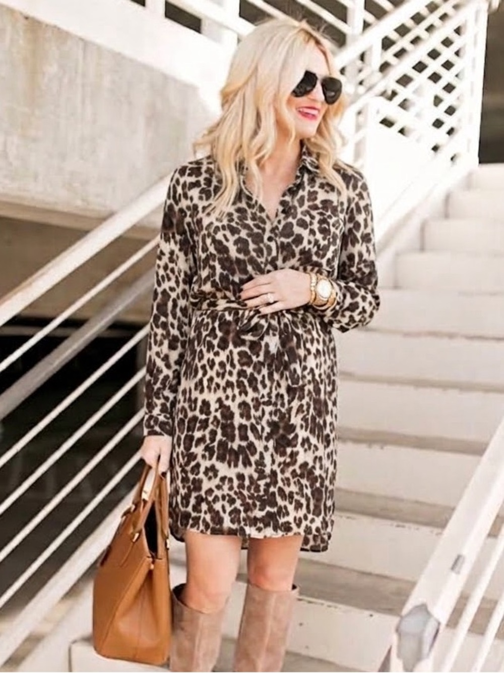 DIANE VON FURSTENBERG $450 • Medium / 18.75” PTP •  "Prita" Silk Shirt Dress